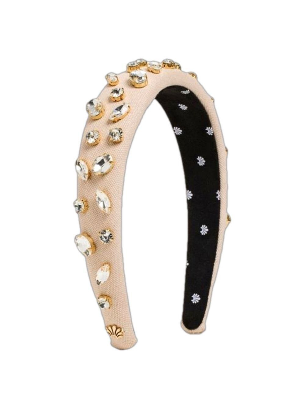 Lele Sadoughi Glittering Crystal Alice Headband Barbie Authentic